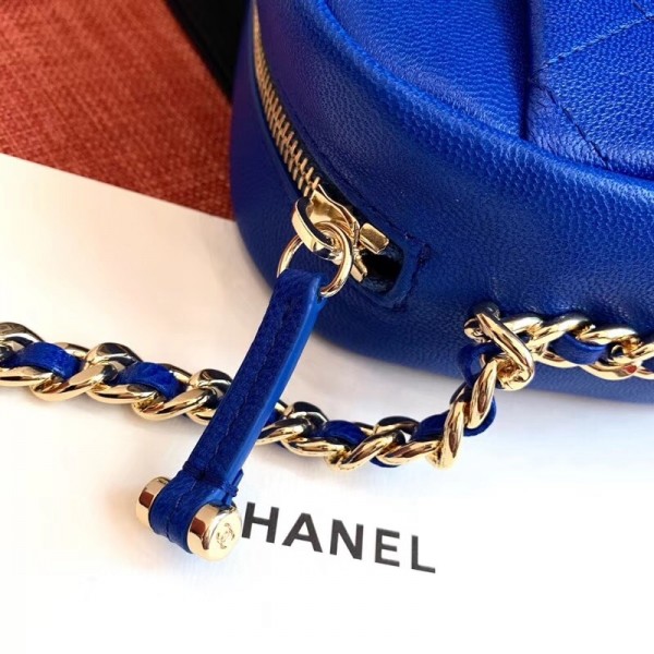Chanel Casual Trip Small Camera Case Bag AS0137 Blue 2019