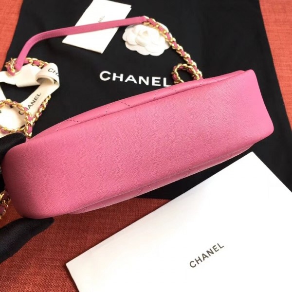 Chanel Casual Trip Medium Camera Case Bag AS0140 Dark Pink 2019