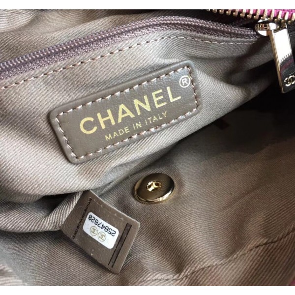 Chanel Casual Trip Medium Camera Case Bag AS0140 Dark Pink 2019