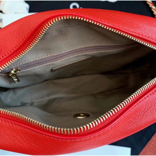 Chanel Casual Trip Medium Camera Case Bag AS0140 Red 2019