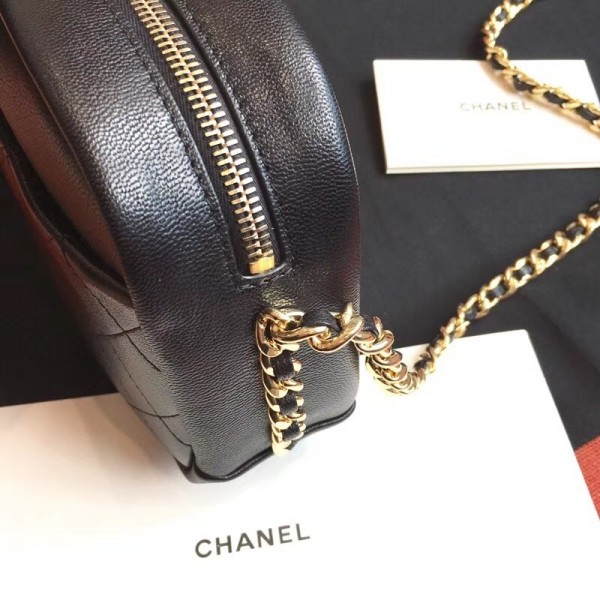 Chanel Casual Trip Medium Camera Case Bag AS0140 Black 2019