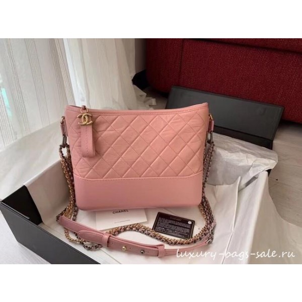 Chanel gabrielle hobo bag A93824 pink