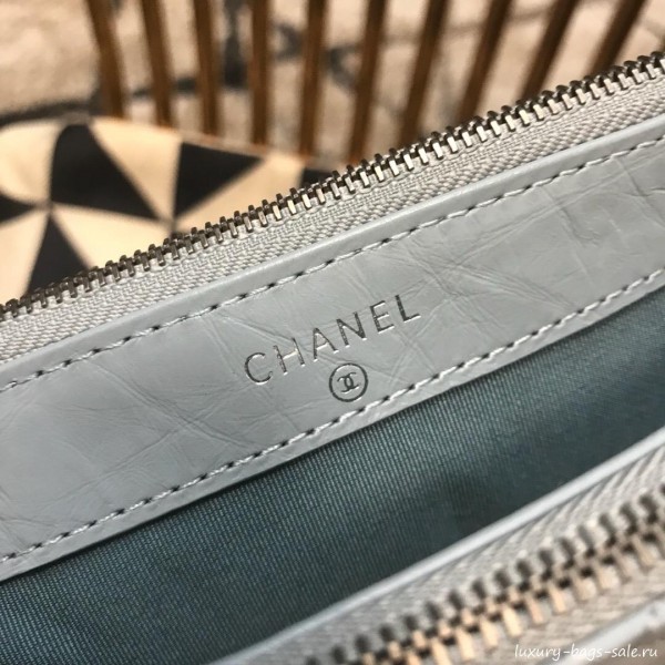 Chanel Gabrielle Clutch on Chain/Mini Bag A94505 Light Blue 2019 Collection