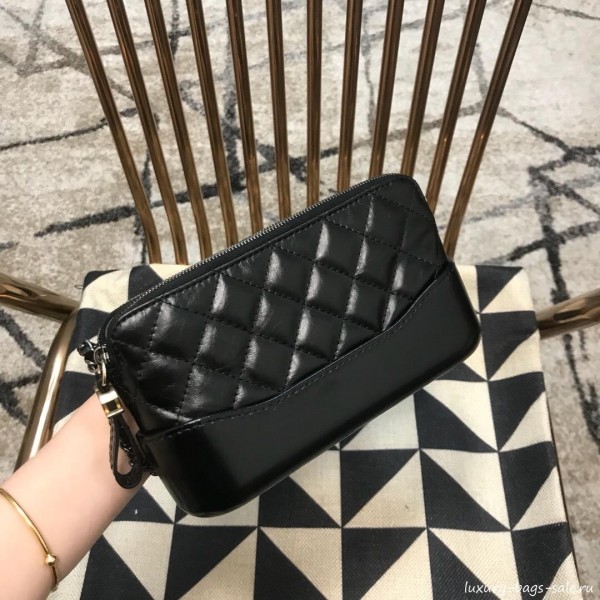 Chanel Gabrielle Clutch on Chain/Mini Bag A94505 Black 2019 Collection