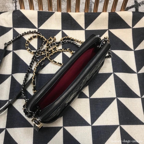 Chanel Gabrielle Clutch on Chain/Mini Bag A94505 Black 2019 Collection