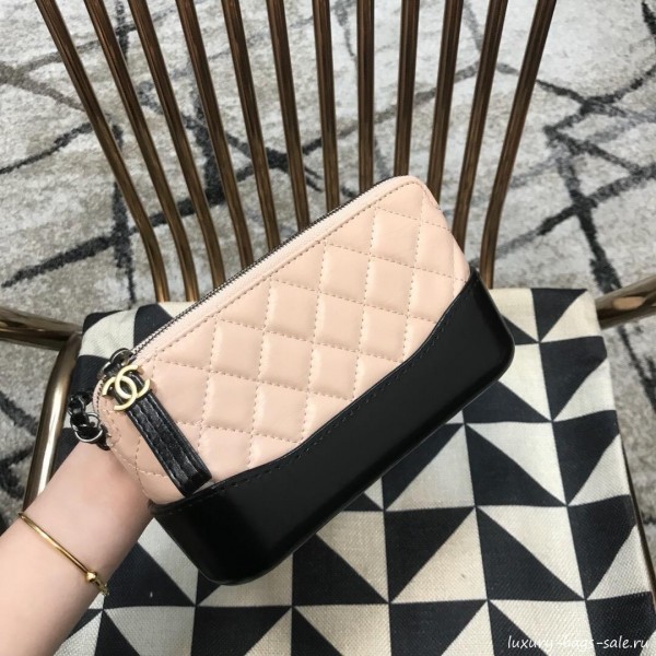 Chanel Gabrielle Clutch on Chain/Mini Bag A94505 Pink/Black 2019 Collection