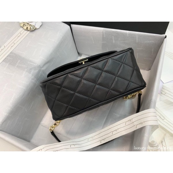 Chanel Lambskin Tassel Camera Case AS0001 Black 2019 Collection