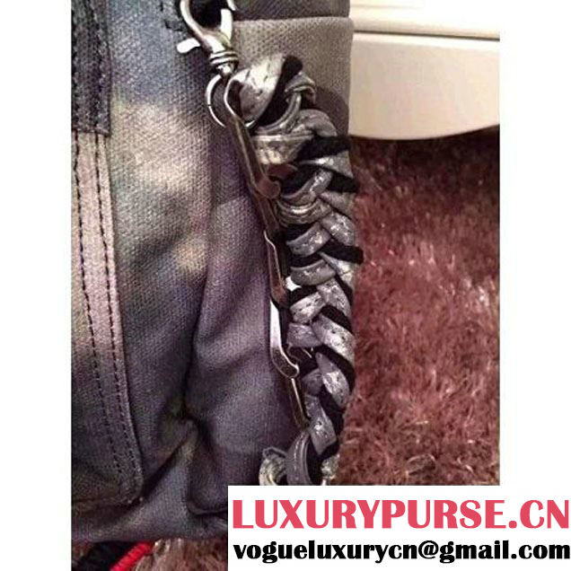 Chanel Dark Black Graffiti Backpack  (Lz-060203 )