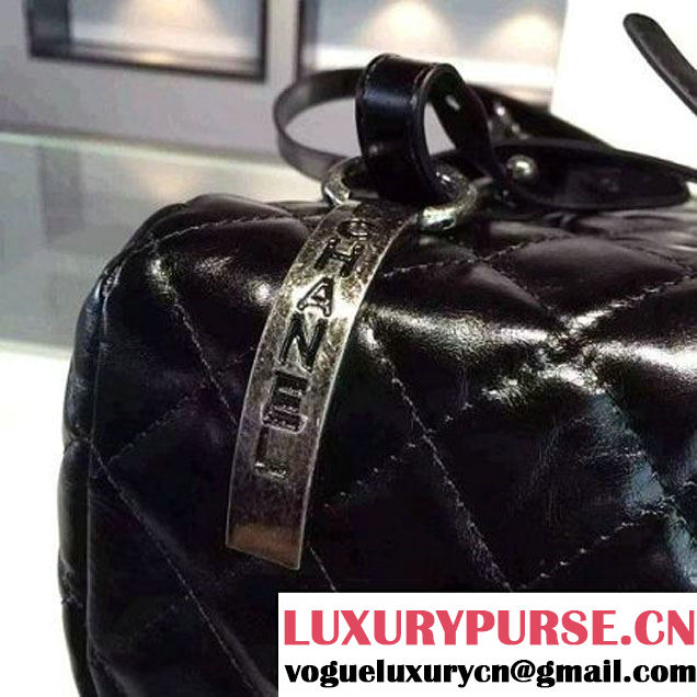Chanel Large Calfskin Backpack in black A92961 Paris-Salzburg 2014/15 (2a136-071328 )