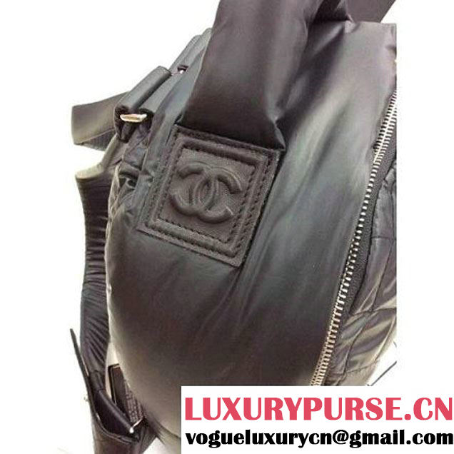 Chanel COCO Cocoon Backpack in Black Fall 2014 (2a058-072831 )