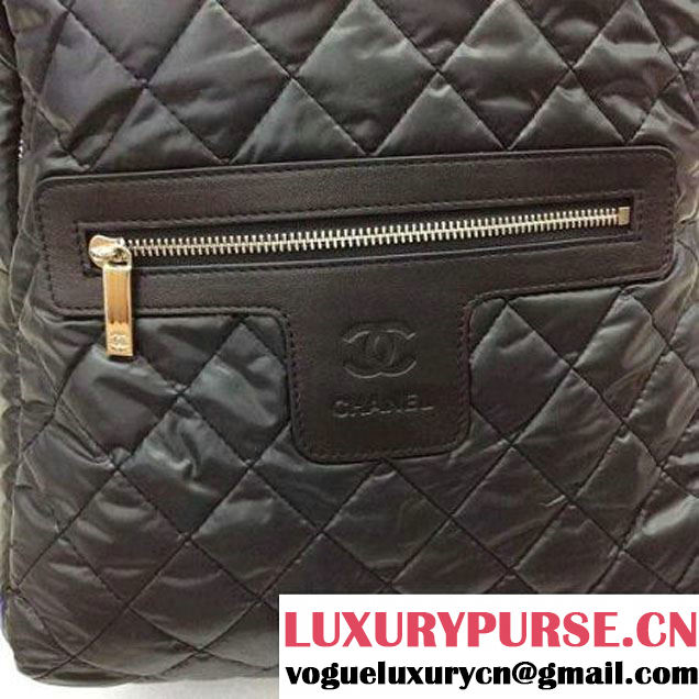 Chanel COCO Cocoon Backpack in Black Fall 2014 (2a058-072831 )