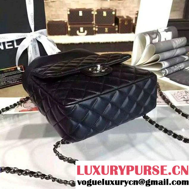 Chanel Black Calfskin Backpack Cruise 2016 (2a136-110907 )