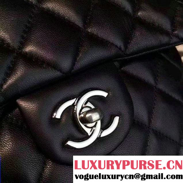 Chanel Black Calfskin Backpack Cruise 2016 (2a136-110907 )