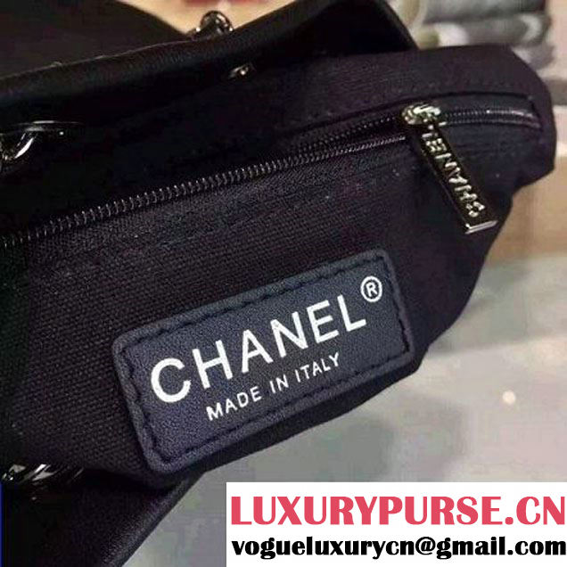 Chanel Black Calfskin Backpack Cruise 2016 (2a136-110907 )
