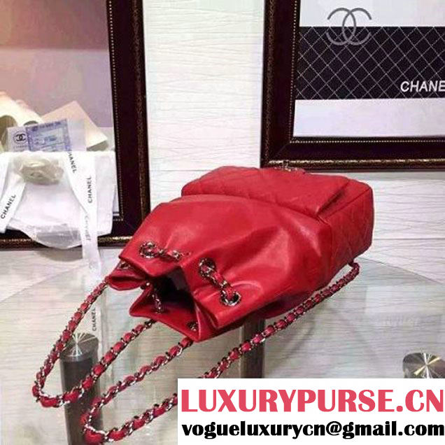 Chanel Red Calfskin Backpack Cruise 2016 (HDD-110909 )