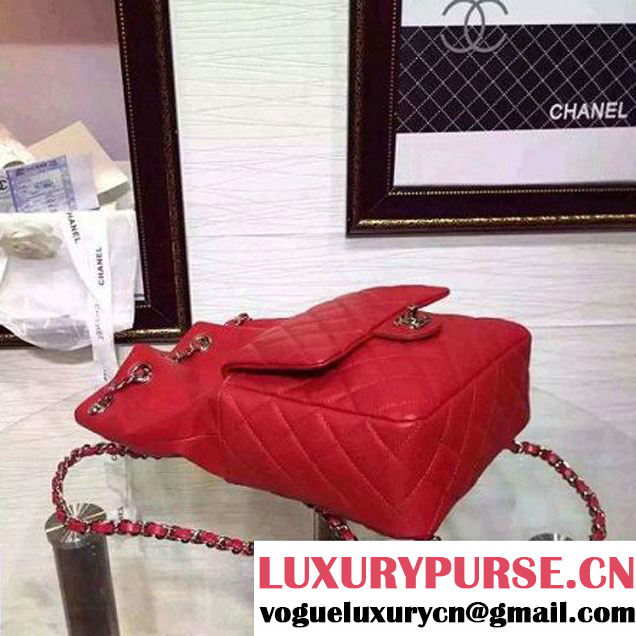 Chanel Red Calfskin Backpack Cruise 2016 (HDD-110909 )