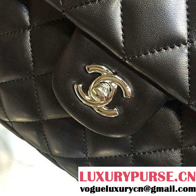 Chanel Large Black Calfskin Backpack Cruise 2016 (2A143-120907 )