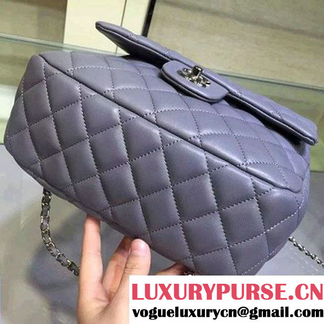 Chanel Large Grey Calfskin Backpack Cruise 2016 (2A143-120908 )