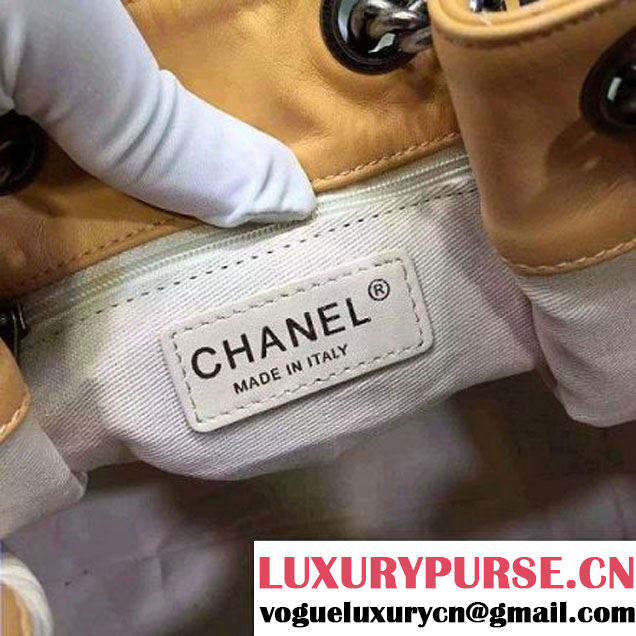 Chanel A93882 Small Apriot Calfskin Drawstring Handbag Pre-SS 2016 (YUN-6030305 )