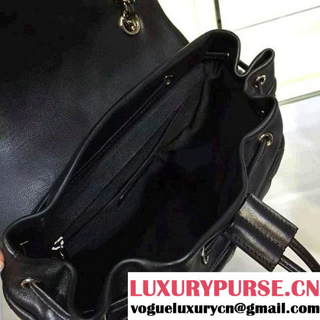 Chanel Large Lambskin Backpack In Black Pre-S/S 2016 (2A143-6030310 )