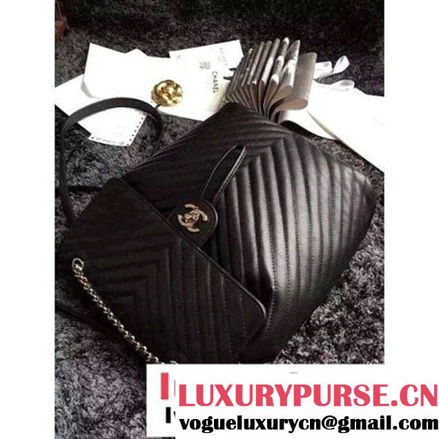 Chanel Clafskin Backpack A91122 Black  S/S 2016 (1A086-6051314 )