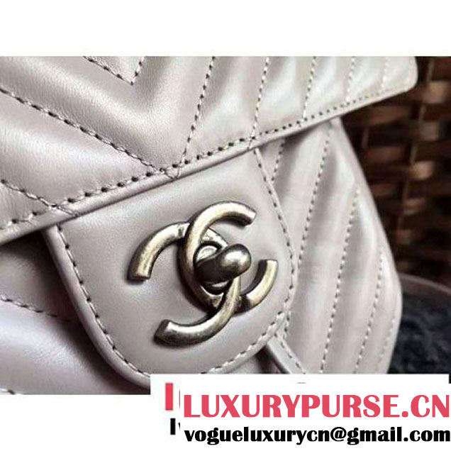 Chanel Clafskin Backpack A91122 White S/S 2016 (1A086-6051315 )
