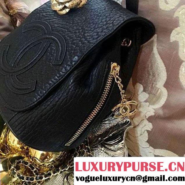 Chanel Mini Black Lambskin Backpack (1B14-6071502 )