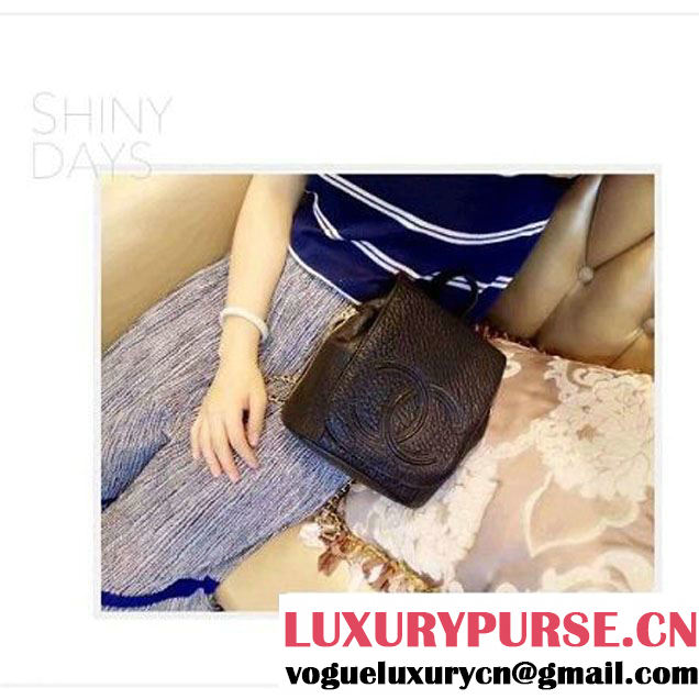 Chanel Mini Black Lambskin Backpack (1B14-6071502 )
