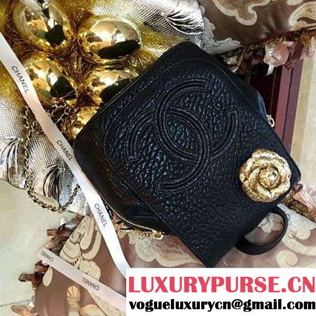 Chanel Mini Black Lambskin Backpack (1B14-6071502 )