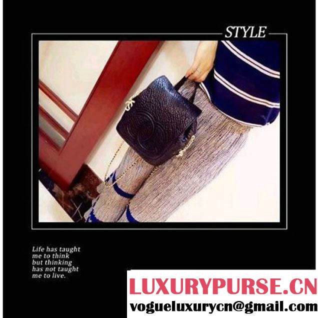 Chanel Mini Black Lambskin Backpack (1B14-6071502 )