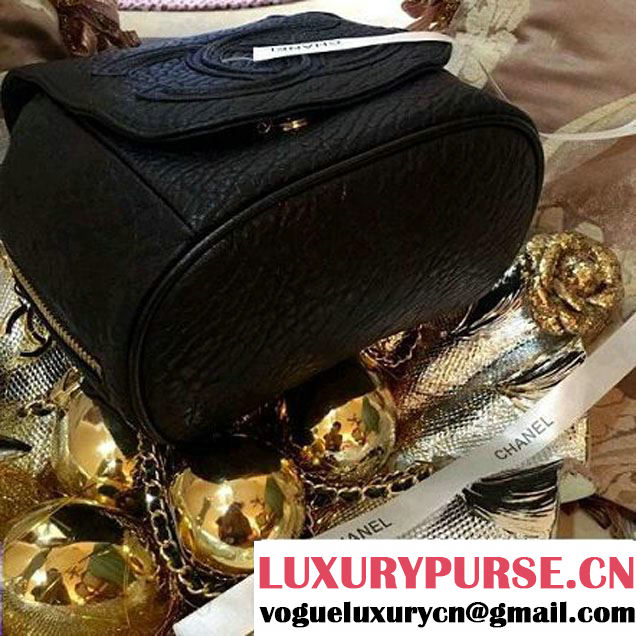 Chanel Mini Black Lambskin Backpack (1B14-6071502 )