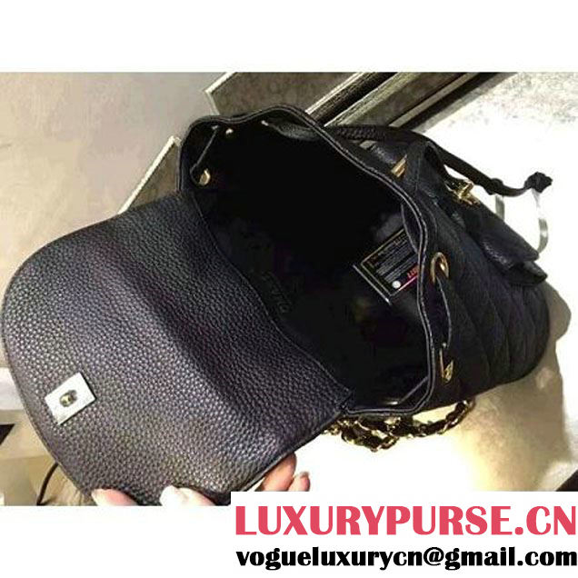 ChaneL Quilting Caviar Clafskin Mini Backpack Black (1B14-6080811 )