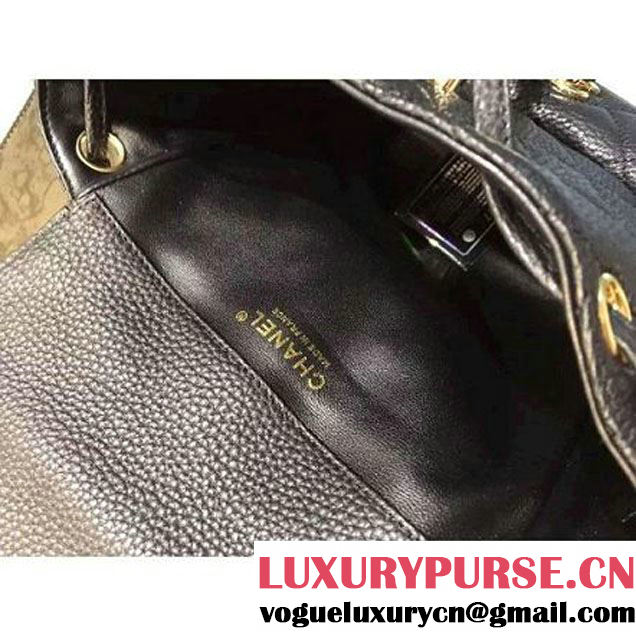 ChaneL Quilting Caviar Clafskin Mini Backpack Black (1B14-6080811 )