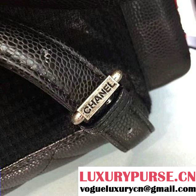Chanel Tweed/Canvas Medium Backpack Pocket Bag A91431 2017 (2A143-6120507 )