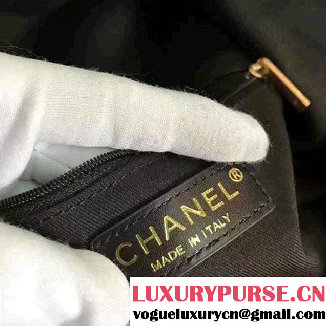 Chanel Crochet Braid Cayo Coco Backpack Bag A93681 Black Cruise 2017 (KN-7020830 )