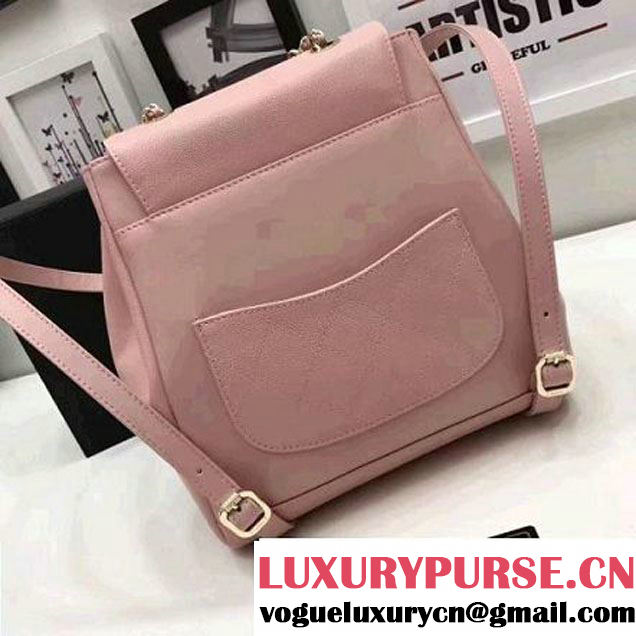 Chanel Grained Calfskin Business Affinity Backpack Bag A93748 Pink 2017 (1A145-7041013 )
