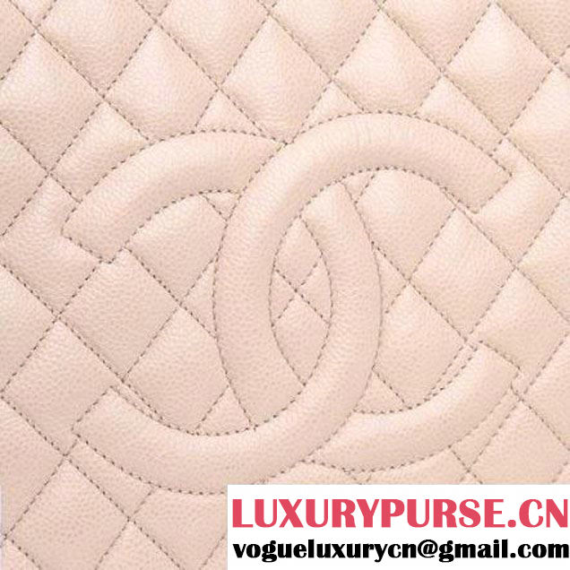 Chanel A50995 Beige Caviar Leather GST Shopping Tote With SHW (34534dd ) (34534dd )