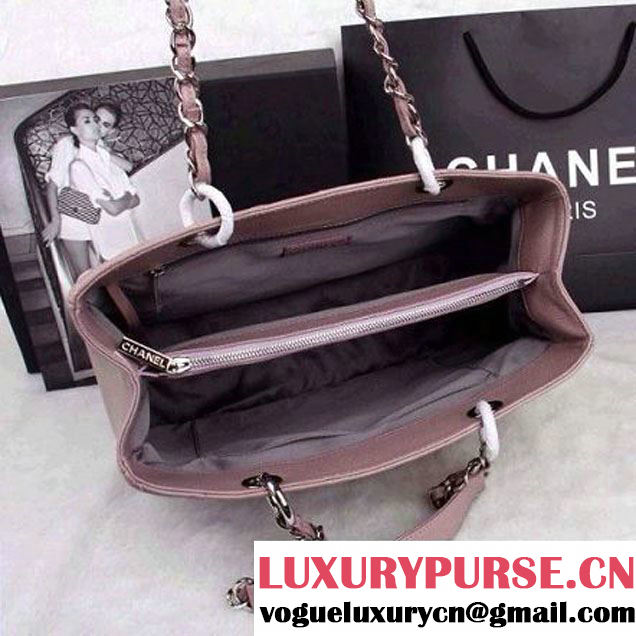 Chanel A50995 Caviar Leather GST Shopping Tote With SHW (A50995104 ) (A50995104 )