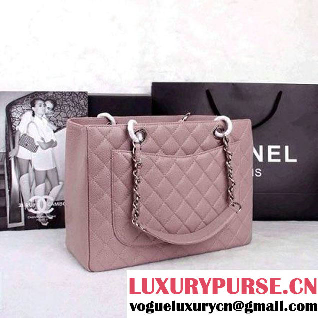 Chanel A50995 Caviar Leather GST Shopping Tote With SHW (A50995104 ) (A50995104 )