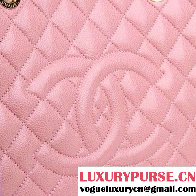 Chanel A50995 Pink Caviar Leather GST Shopping Tote With GHW (A5099510 ) (A5099510 )