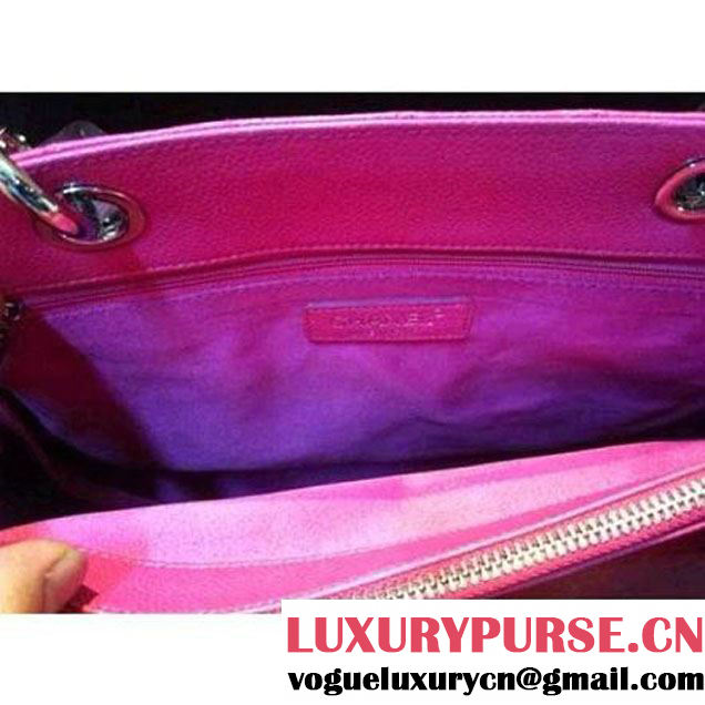 Chanel A50995 Pink Caviar Leather GST Shopping Tote With GHW (A50995-9 ) (A50995-9 )