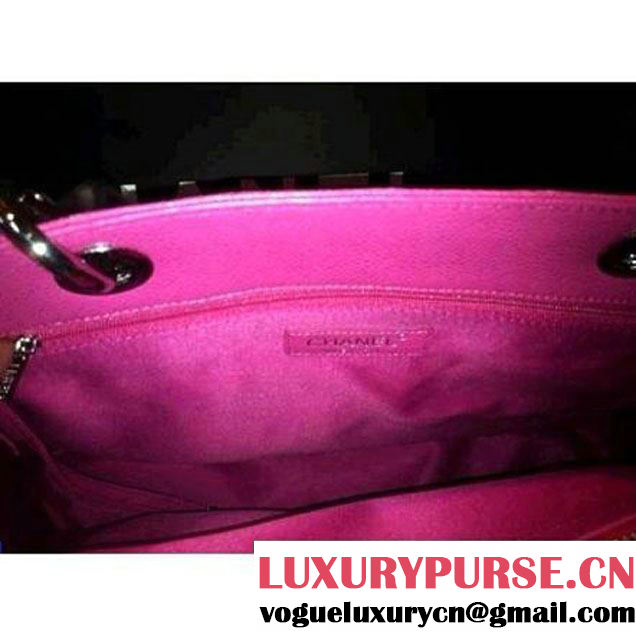 Chanel A50995 Pink Caviar Leather GST Shopping Tote With GHW (A50995-9 ) (A50995-9 )