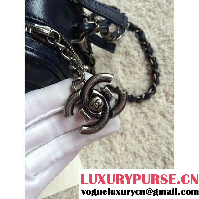Chanel Camera Case Black Cruise 2015 (3b026-020713 )