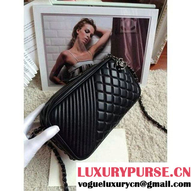 Chanel Camera Case Black Cruise 2015 (3b026-020713 )