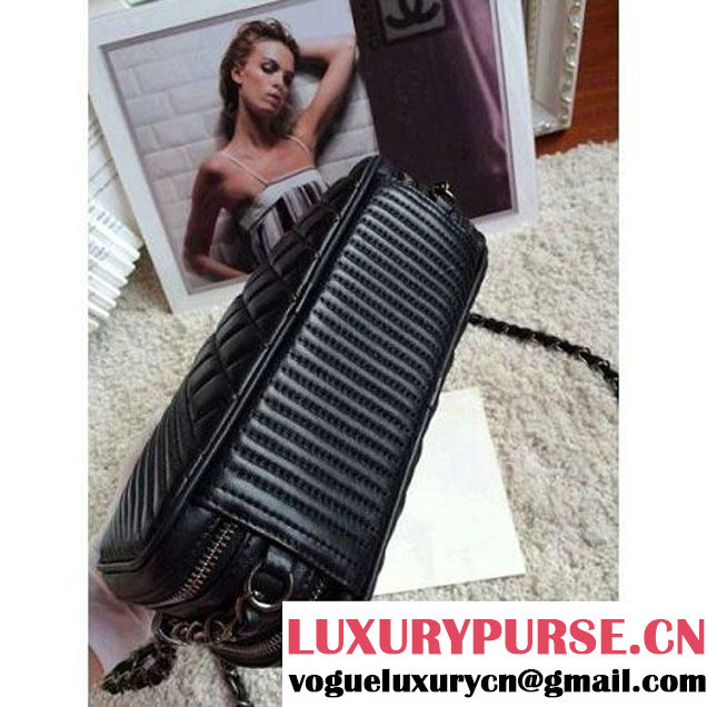 Chanel Camera Case Black Cruise 2015 (3b026-020713 )
