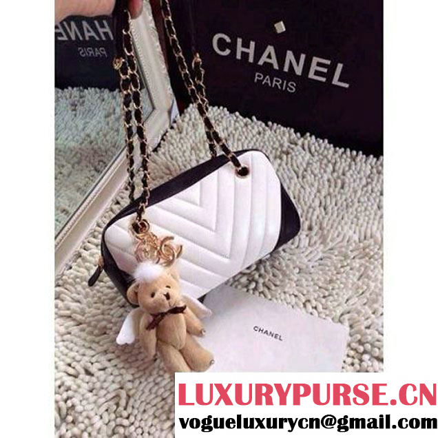 Chanel White Camera Case Shoulder Bag (shunyang-030320 )