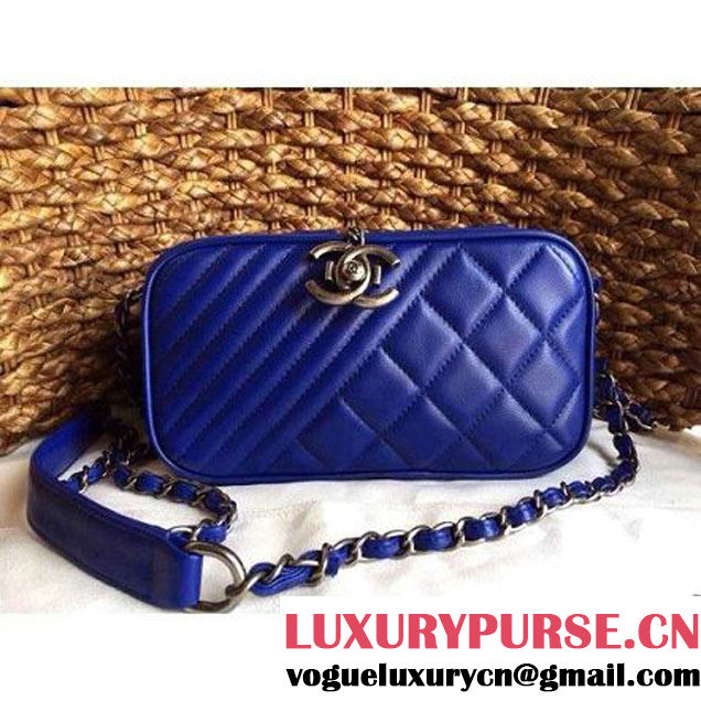 Chanel Camera Case Blue Cruise 2015 (1a086-032125 )