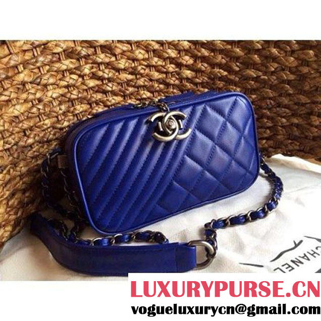 Chanel Camera Case Blue Cruise 2015 (1a086-032125 )