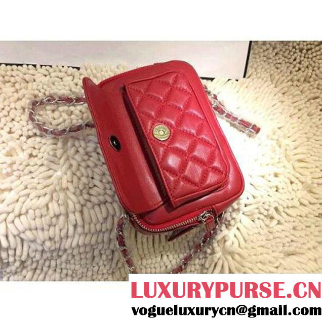 Chanel Small Camera Case in Red PRE-SS 2015(A94206) (1a208-032802 )