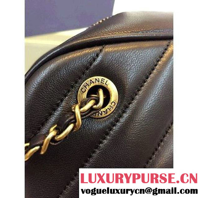 Chanel A92898 Lambskin Camera Case Black Paris-Salzburg 2015 (2a143-071001 )